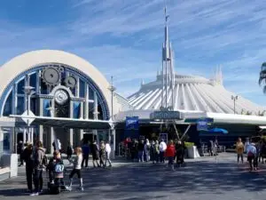 Space Mountain Exterior in Tomorrowland in Magic Kingdom